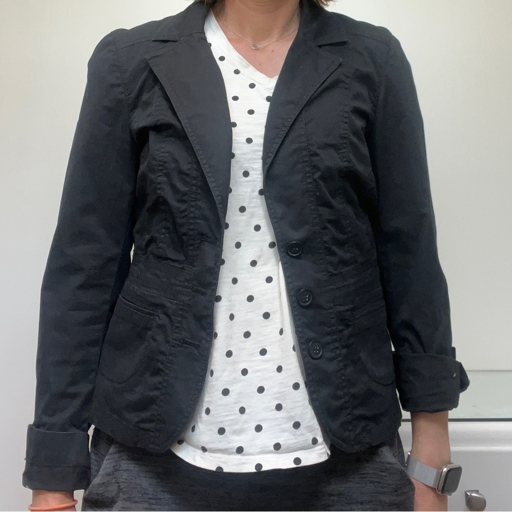 Halogen size Small black 3 button jacket